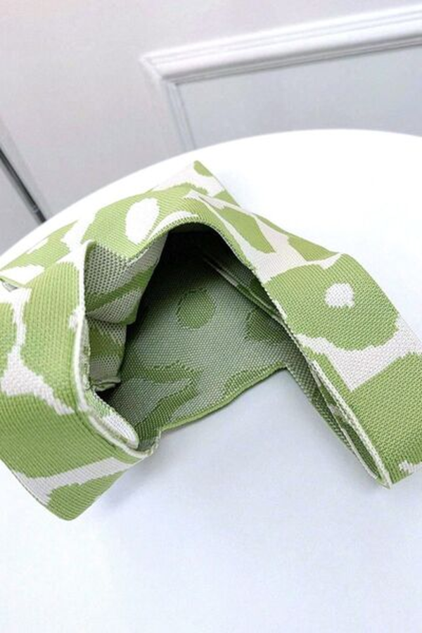 Zenana Flower Eco-Friendly Knitted Handbag - Image 3