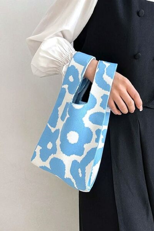Zenana Flower Eco-Friendly Knitted Handbag - Image 6
