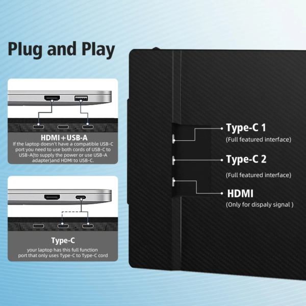 14"  FHD Laptop Monitor Extension - Image 4