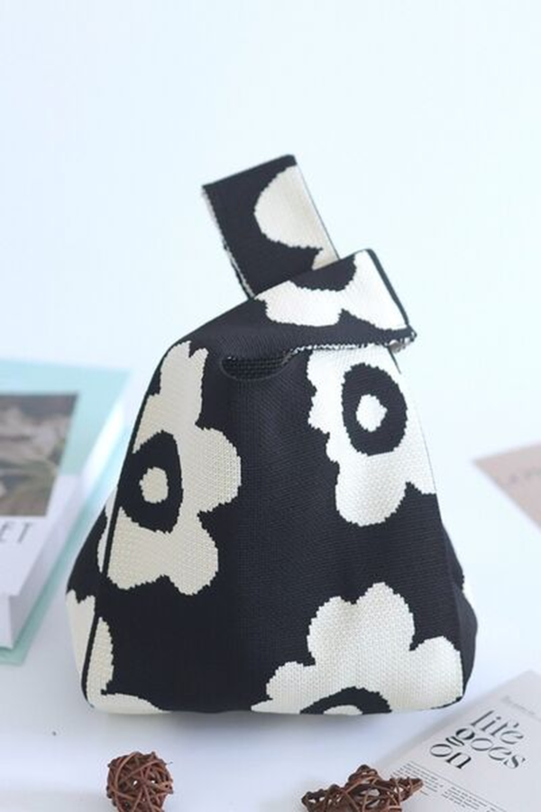 Zenana Flower Eco-Friendly Knitted Handbag - Image 8